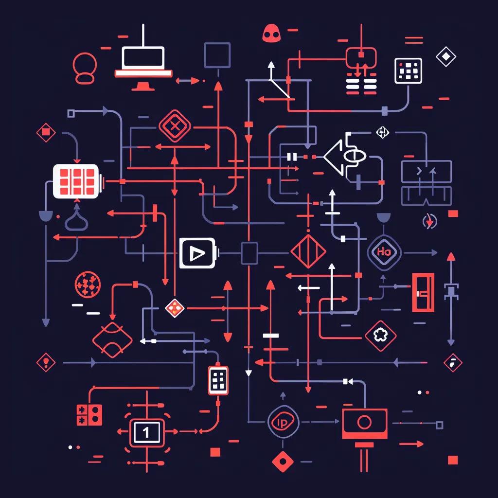 Flowchart illustrating connections between online gaming error codes and their solutions
